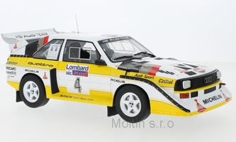 Audi sport Quattro S1, No.4, RAC Rallye, W.Röhrl/C.Geistdörfer, 1985